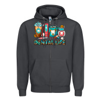 Smoke Dental Life Dentist Coffee Cups Zipper Hoodie - FaDigitalArtStudio