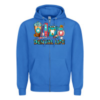 True Royal Dental Life Dentist Coffee Cups Zipper Hoodie - FaDigitalArtStudio