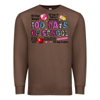 Chestnut 100 days of school Premium Sweatshirt - LillyAllenDesigns