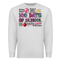 Dove Grey 100 days of school Premium Sweatshirt - LillyAllenDesigns