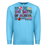 Ocean Blue 100 days of school Premium Sweatshirt - LillyAllenDesigns