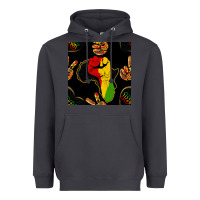 Smoke African Freedom Seamless Pattern Heavyweight Hoodie - BundleAndBundleShop