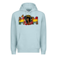 Blue Mist Juneteenth mom Premium Hoodie - FaDigitalArtStudio