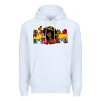 White Juneteenth mom Premium Hoodie - FaDigitalArtStudio