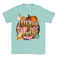 Seafoam fall  lunch lady Classic Tee - BarkalooDesign