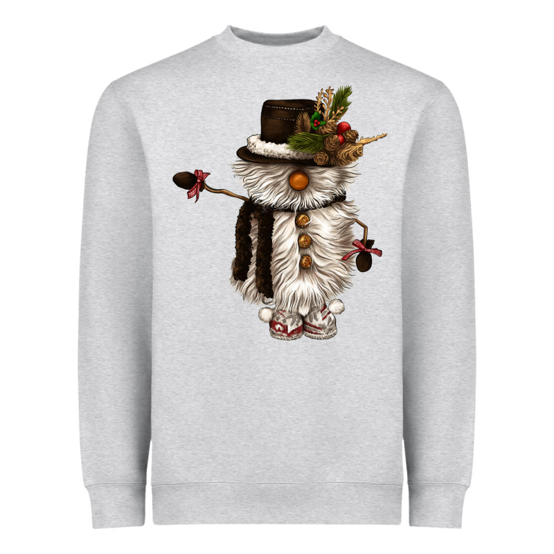 Snowman Gnome Heavyweight Sweatshirt by CowGirlArtShop | Teevron