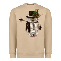 Mushroom snowman gnome Heavyweight Sweatshirt - CowGirlArtShop
