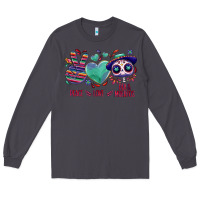 Smoke Peace love dia de los muertos Long Sleeve Tee - NancyCooperArtShop