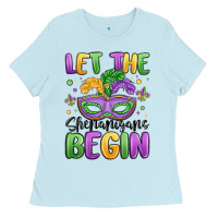 Baby Blue let the shenanigans begin Ladies Tee - MaliasSmallBusiness