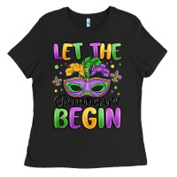 Black let the shenanigans begin Ladies Tee - MaliasSmallBusiness