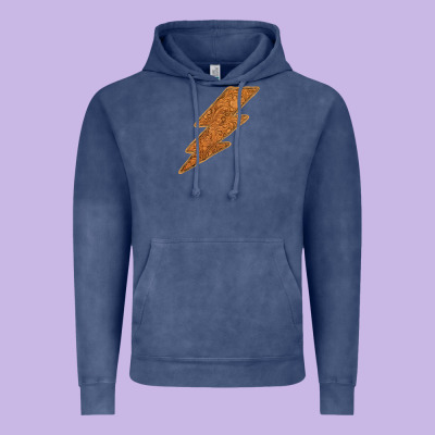 Western Vintage Pattern Lightning Vintage Hoodie Designed By Bettercallsaul