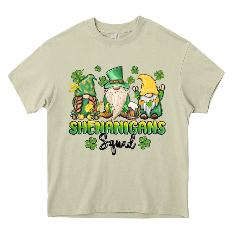 Shenanigans Squad Gnomes St. Patricks Day Heavy Core Tee by MaliasSmallBusiness | Teevron