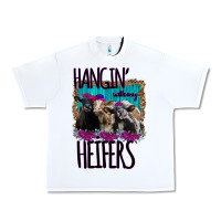 White Hangin With My Heifers Urban Heavy Tee - Bettercallsaul