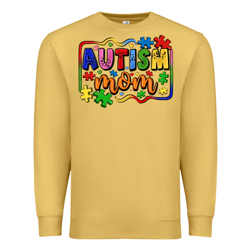 Autism Mom Premium Sweatshirt by LillyAllenDesigns | Teevron