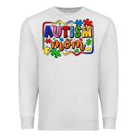 Oatmeal Heather autism mom Premium Sweatshirt - LillyAllenDesigns