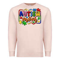 Pale Pink autism mom Premium Sweatshirt - LillyAllenDesigns