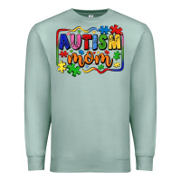 Seafoam autism mom Premium Sweatshirt - LillyAllenDesigns