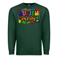 Sports Green autism mom Premium Sweatshirt - LillyAllenDesigns