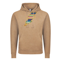 Vintage Coffee Yellow Aztec Patterned Lightning Vintage Hoodie - Bettercallsaul