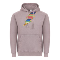 Vintage Zinc Yellow Aztec Patterned Lightning Vintage Hoodie - Bettercallsaul