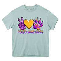 Arona peace love dogs Heavy Core Tee - AdoDesignShop