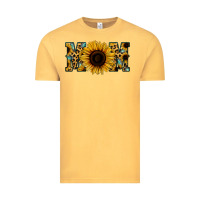 Vintage Mustard Leopard Sunflower Gemstone Mom Vintage Tee - Bettercallsaul