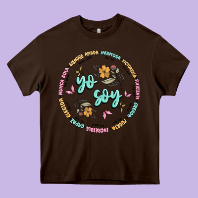 Yo Soy Inspiration Heavy Core Tee Designed By Maliassmallbusiness