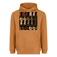 Meerkat melanin rised fist seamless pattern Heavyweight Hoodie - BundleAndBundleShop