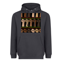 Smoke melanin rised fist seamless pattern Heavyweight Hoodie - BundleAndBundleShop