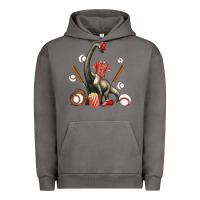 Pigment Tornado brachiosaurus with baseball Urban Hoodie - Artiststas