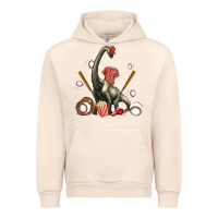 Sandshell brachiosaurus with baseball Urban Hoodie - Artiststas