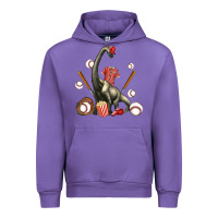 Tulip brachiosaurus with baseball Urban Hoodie - Artiststas