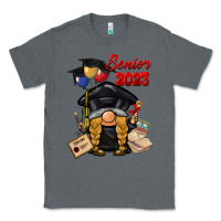 Charcoal Heather senior 2023 gnome Classic Tee - BarkalooDesign