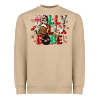 Mushroom holly jolly babe Heavyweight Sweatshirt - CowGirlArtShop
