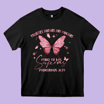 Mujeres Buenas Hay Muchas Heavy Core Tee Designed By Maliassmallbusiness