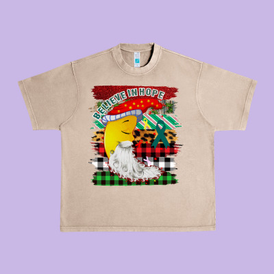 Christmas Brushstrokes Moon Urban Heavy Tee Designed By Bettercallsaul