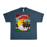 Midnight Navy Christmas Brushstrokes Moon Urban Heavy Tee - Bettercallsaul