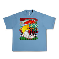 Pebble Blue Christmas Brushstrokes Moon Urban Heavy Tee - Bettercallsaul