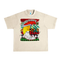 Sandshell Christmas Brushstrokes Moon Urban Heavy Tee - Bettercallsaul