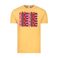 Vintage Mustard valentine's day brushstrokes Vintage Tee - RanaPortraitStore