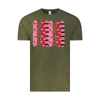 Vintage Olive valentine's day brushstrokes Vintage Tee - RanaPortraitStore