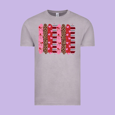 Valentine's Day Brushstrokes Vintage Tee Designed By Ranaportraitstore