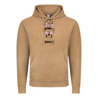 Pink Flower Mom Skull Vintage Hoodie | Teevron