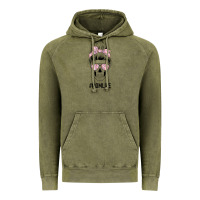 Vintage Olive Pink Flower Mom Skull Vintage Hoodie - Bettercallsaul