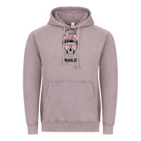 Vintage Zinc Pink Flower Mom Skull Vintage Hoodie - Bettercallsaul