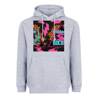Heather Grey freedom rocks seamless pattern Heavyweight Hoodie - BundleAndBundleShop