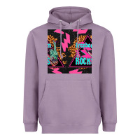 Lavender freedom rocks seamless pattern Heavyweight Hoodie - BundleAndBundleShop