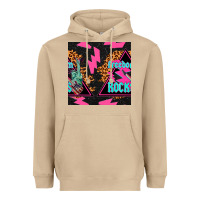 Mushroom freedom rocks seamless pattern Heavyweight Hoodie - BundleAndBundleShop