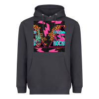 Smoke freedom rocks seamless pattern Heavyweight Hoodie - BundleAndBundleShop