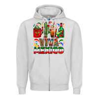 Dove Grey Viva Mexico Coffee Cups With Cactus And Tequila Zipper Hoodie - FaDigitalArtStudio